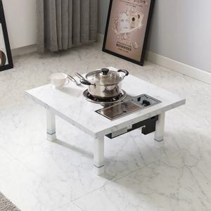 미니 고기 불판테이블 접이식 가정용 600x600 1인용