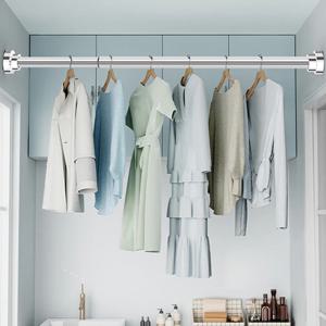 커튼 압축봉 스텐 못없이 무타공 커텐봉 걸이 65~100cm 길이조절