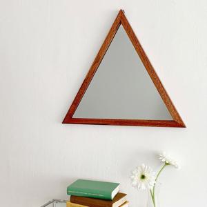 [리퍼] 원목 삼각거울