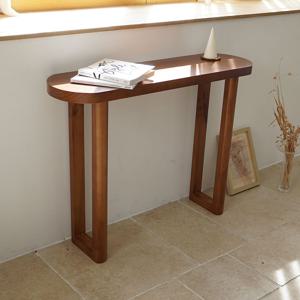 원목 콘솔 테이블 좁고긴 복도 현관 장식장 화장대