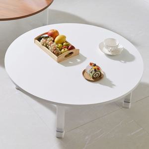 심포니 접이식 원형 테이블 800 좌탁 교자상 밥상