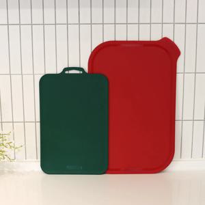 [1+1] 99.9% 항균! 칼집나지 않는 실리 국내산 TPU도마 대+특대세트 (총2P)