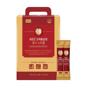 6년근 고려홍삼정 활기 스틱 100포 홍삼스틱