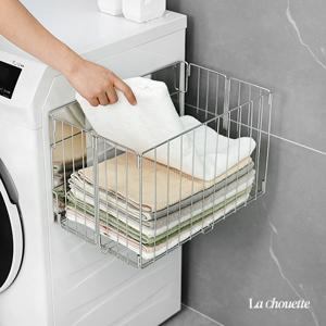 [리퍼] 자석 부착식 접이식 빨래바구니 세탁기 공간활용 마그네틱 폴딩 빨래 바스켓