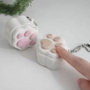 냥젤리 클리커 키링 친구 대학생 인형 키캡 개강 키보드 자동차 가방 키홀더