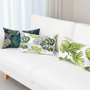 쿠션커버 5030 6030 직사각 쇼파쿠션 나뭇잎 시리즈 6종