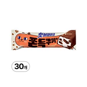 오리온 핫브레이크 쫀득쿠키바 38g x 30개 핫쫀쿠 초코바