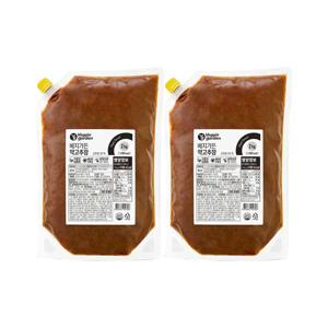 베지가든 약고추장 2kg (식물성) 2개