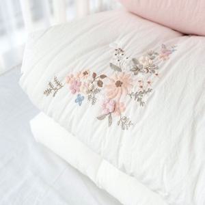 디어 마이 플라워 입체 자수 고밀도 차렵이불