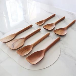 통원목 티크우드 조리도구 (7 type) 뒤집개 요리스푼 조리스푼 스파츌라