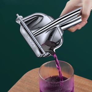 스텐 레몬스퀴즈 스퀴저 수동 착즙기 레몬즙짜개 즙짜는기계 과일짜기