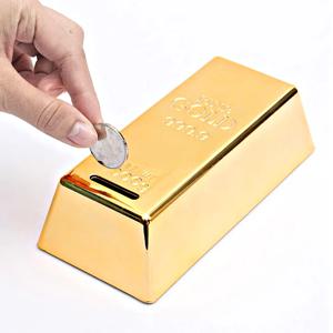 특이한 골드바 금괴 저금통 (중)