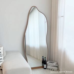 [리퍼]마르디 비정형 타원형 전신거울 드레스룸거울 웨이브거울 포토존