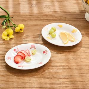 L 과일밭향기 타원접시 2 style