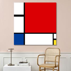 피에트 몬드리안 구성A 캔버스 액자 명화 거실 모던 인테리어 그림 액자