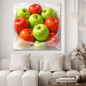 돈들어오는 행운 빨간사과 청사과 캔버스 액자 재물 풍수 인테리어 그림 액자