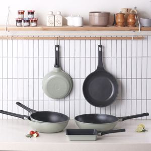 세이지 인덕션 주물 후라이팬 24cm+궁중팬 24cm+사각 계란말이팬