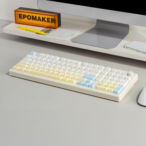 Galaxy100 Lite 유무선 게이밍 기계식 키보드 핫스왑 정식수입 AS가능 크림화이트