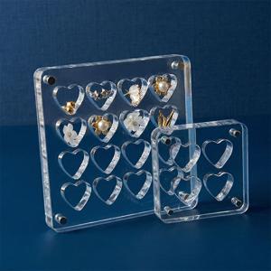 하트 콩알금 케이스 땅콩금 모으기 순금 콩 쌀 아크릴 보관함 보석함 주얼리 금 테크 보관