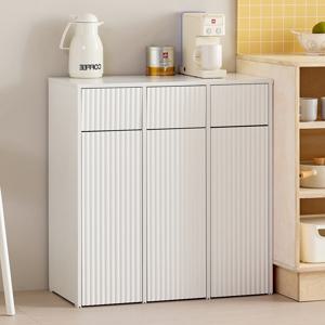 코비 가로 798 높이 847 3칸 템바보드 분리수거함 탕비실 홈카페수납장