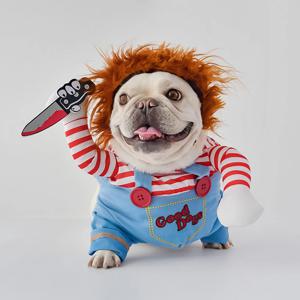 처키 펫 코스튬 의상 강아지 고양이 할로윈