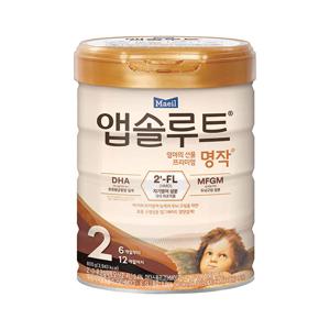 앱솔루트 명작 2FL (HMO) 분유 2단계(6~12개월) 800g 1캔