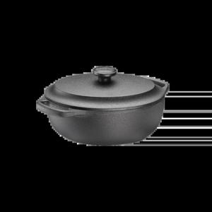 타원형 무쇠냄비 2L+무쇠뚜껑