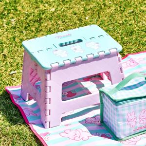 딸기피크닉 폴딩 스툴의자