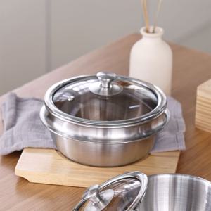 에코프렌즈 통3중 인덕션 스텐 가마솥 뚝배기 17cm