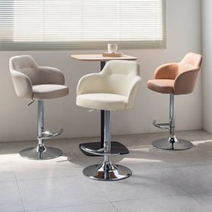 세본 바텐 가죽 절체 회전 높이조절 아일랜드 식탁의자 카페 업소 인테리어 홈바 의자