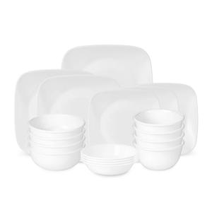 저스트화이트 한국형 4인 18P 사각 홈세트