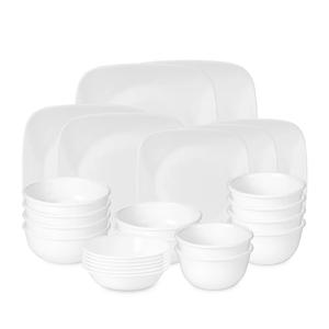 저스트화이트 한국형 6인 25P 사각 홈세트