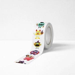 픽셀 캐릭터 롤 데코 스티커 1000매