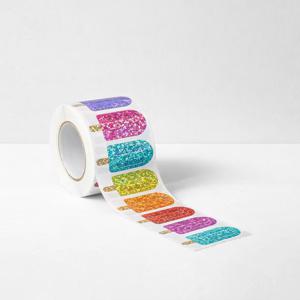 혼합 컬러 아이스크림 롤 스티커 1000매