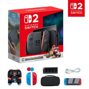 [3/13 예약판매]스위치2 마리오카트 월드 세트 본체+스위치2용 액세서리 패키지