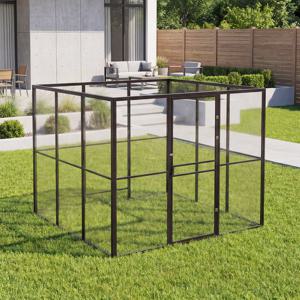 스퀘어가든 3M 프레임 파라솔 미포함 야외 투명벽 글램핑 캠핑 그늘막 테라스 정원 옥상