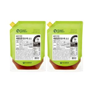 베지가든 새콤달콤 탕수육소스 1kg (식물성) 2개