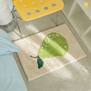 그린페어 터프팅 발매트 포인트 미니 러그 3size_주방 욕실 침실