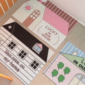 하우스 현관 발매트 홈 코일발매트 베란다 발코니매트 출입구 발판