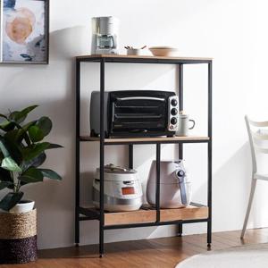 투슬라이드 광파오븐렌지 수납가능 좁은주방 사이드선반장(820 2색)