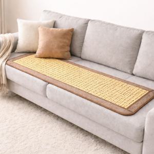 대나무 보더 마작자리 ( 여름용 3인 4인 쇼파매트 차량용 자동차 뒷좌석 시트 쿨매트 )