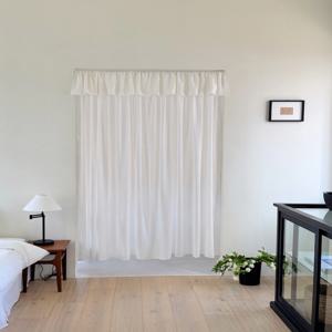 프릴리 프릴 커튼 봉집형 차르르 광택 쉬폰