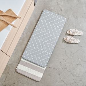 PVC 14T  헤링본 주방매트 양면 다용도발매트 2 size