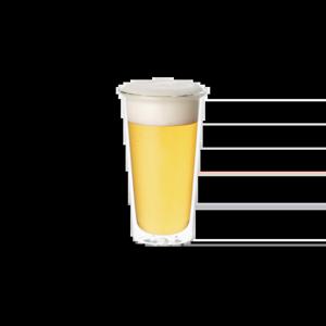 킨토 캐스트 더블월 맥주잔 340ml (이중 내열유리 글라스)