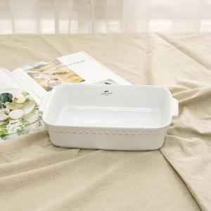 [리퍼] 코스타노바 화이트펄 직사각오븐접시 27cm