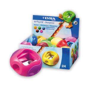 1구 연필깎이 낱개 색상랜덤 (굵은 연필/ 그루브 점보 전용)