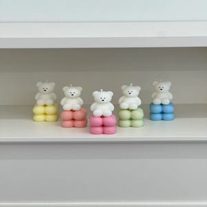 미니큐브 곰set 캔들 어린이집선물 답례품 단체선물