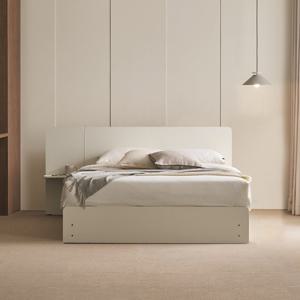 플랫온 LED 호텔침대 Q세트(사이드패널1+휴 플랫탑매트)