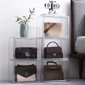 5개세트 투명 쇼케이스 가방 굿즈 피규어 정리 진열장 다용도 보관함