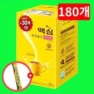 맥심 모카골드 라이트 커피믹스 180T 22곡 크리스피롤 증정